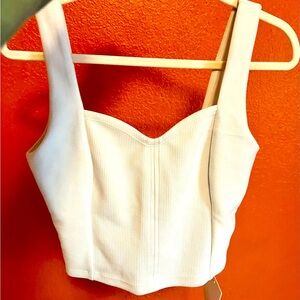Lululemon Ribbed Softstreme Sweetheart Tank - Size M